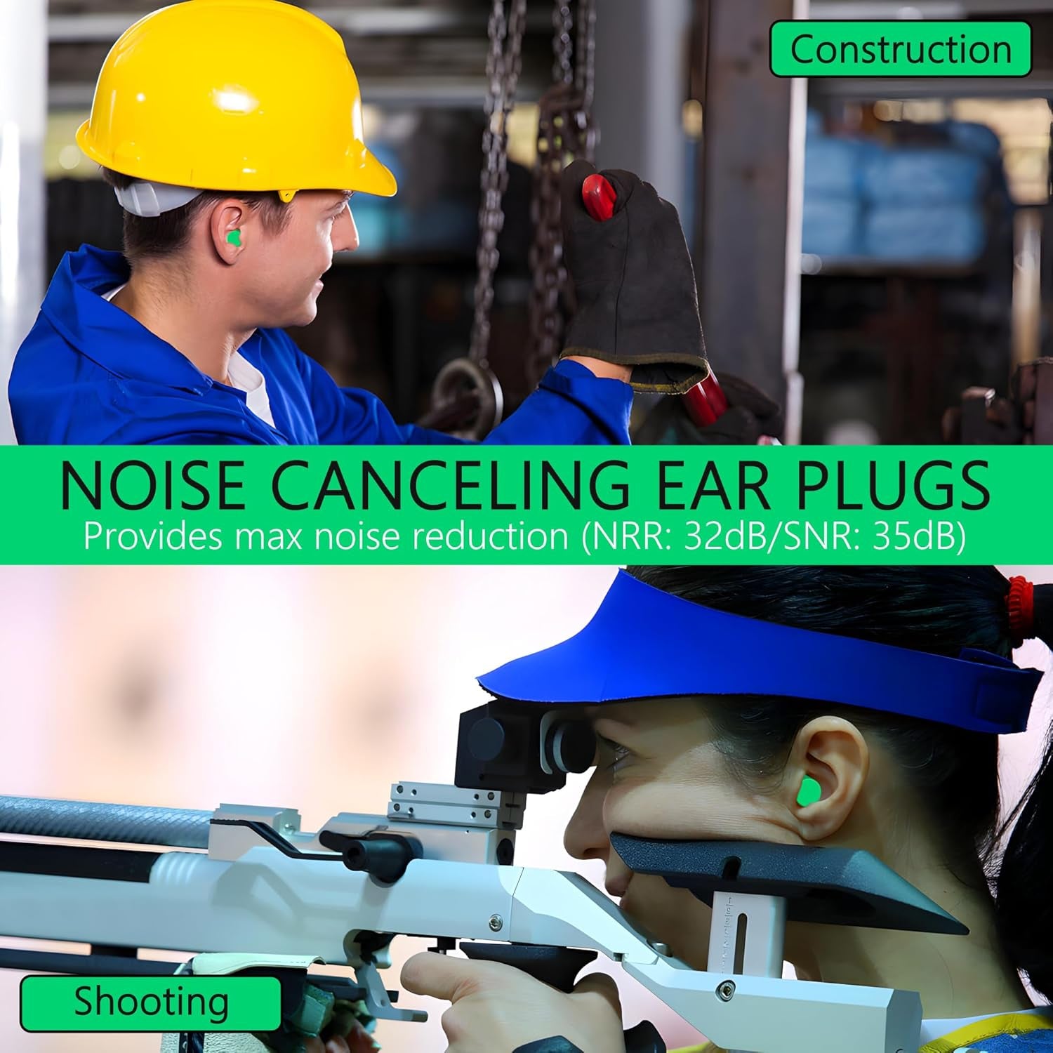 Earplugs Noise Reduction For Noise (1 Pair Foam) Earplugs Noise Reduction For Noise (1 Pair Foam)